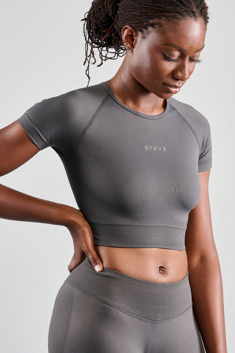 Crop Short Sleeve Top